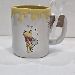 Rae Dunn x Winnie The Pooh Double-sided HOME IS WHERE THERE IS HUNNY Mug NWT